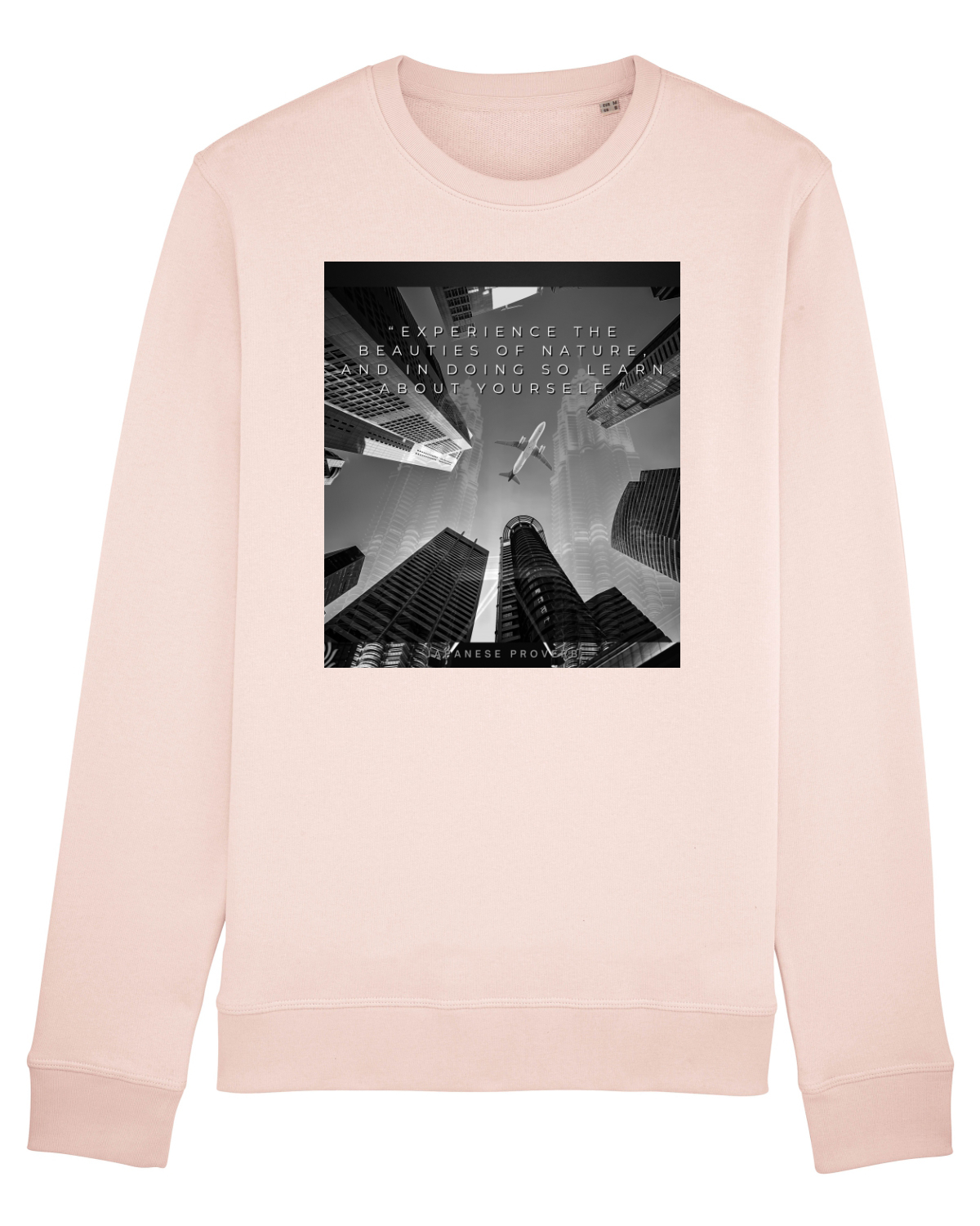 Bluză mânecă lungă Unisex Rise Candy Pink