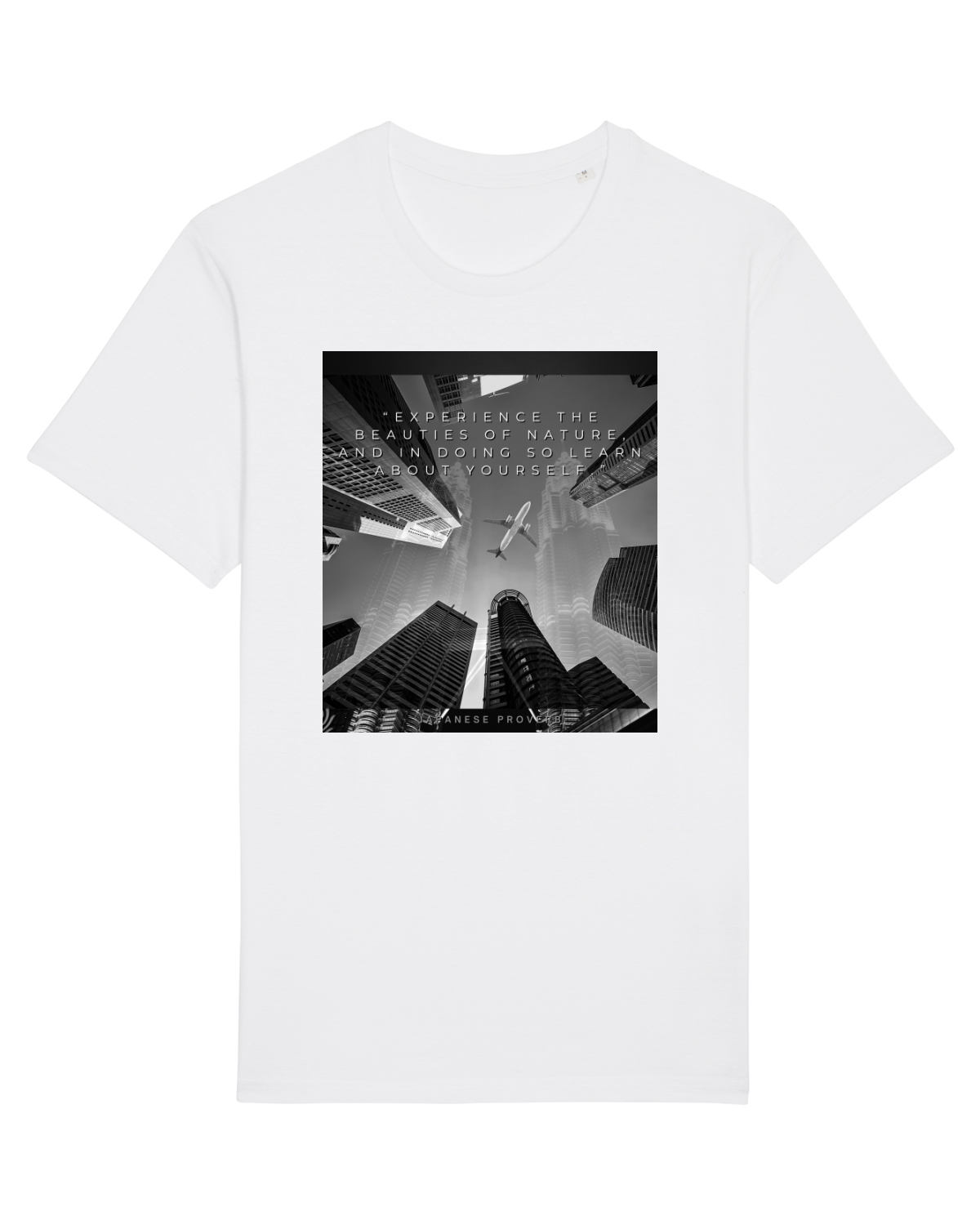 Tricou mânecă scurtă Unisex Rocker White