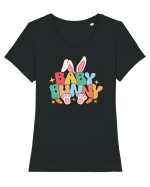 de Paște - Baby bunny Tricou mânecă scurtă guler larg fitted Damă Expresser