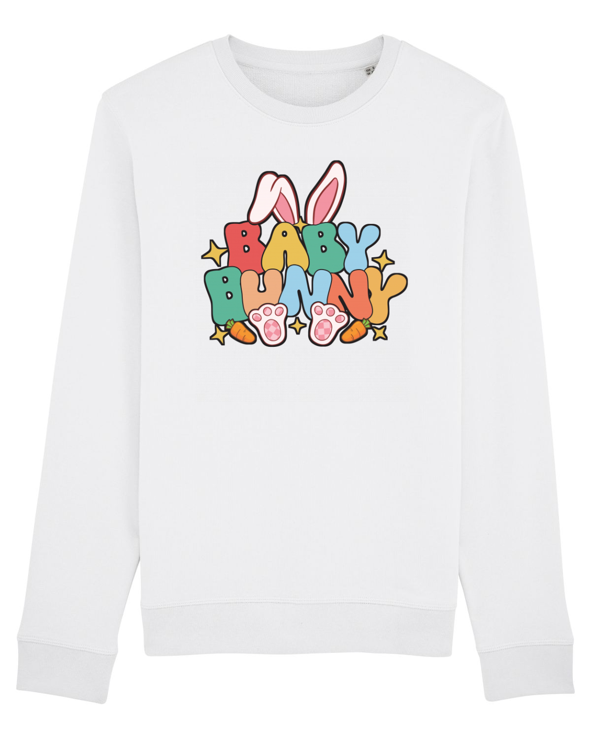 Bluză mânecă lungă Unisex Rise White