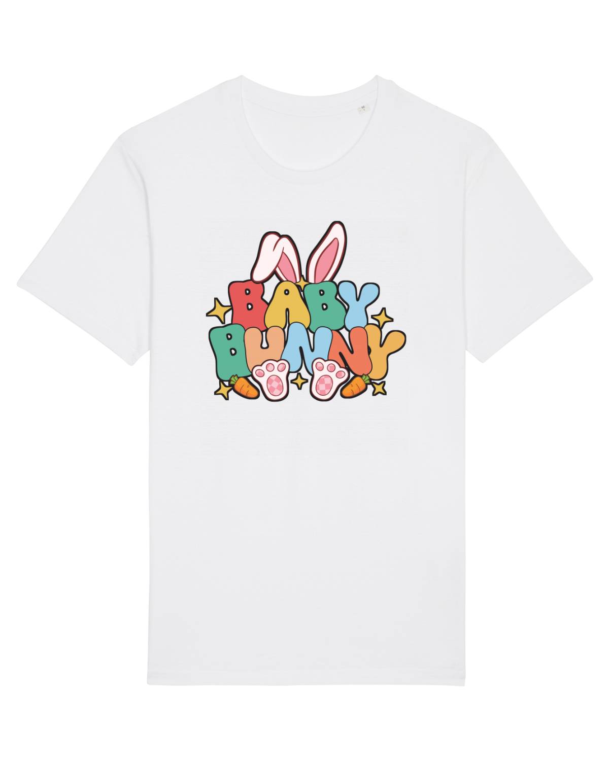 Tricou mânecă scurtă Unisex Rocker White