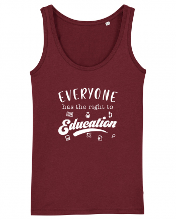 EDUCATION Burgundy