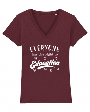 EDUCATION Burgundy