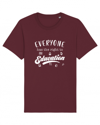 EDUCATION Burgundy