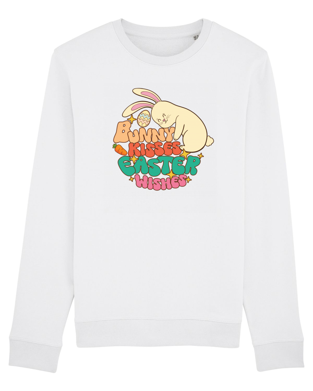 Bluză mânecă lungă Unisex Rise White