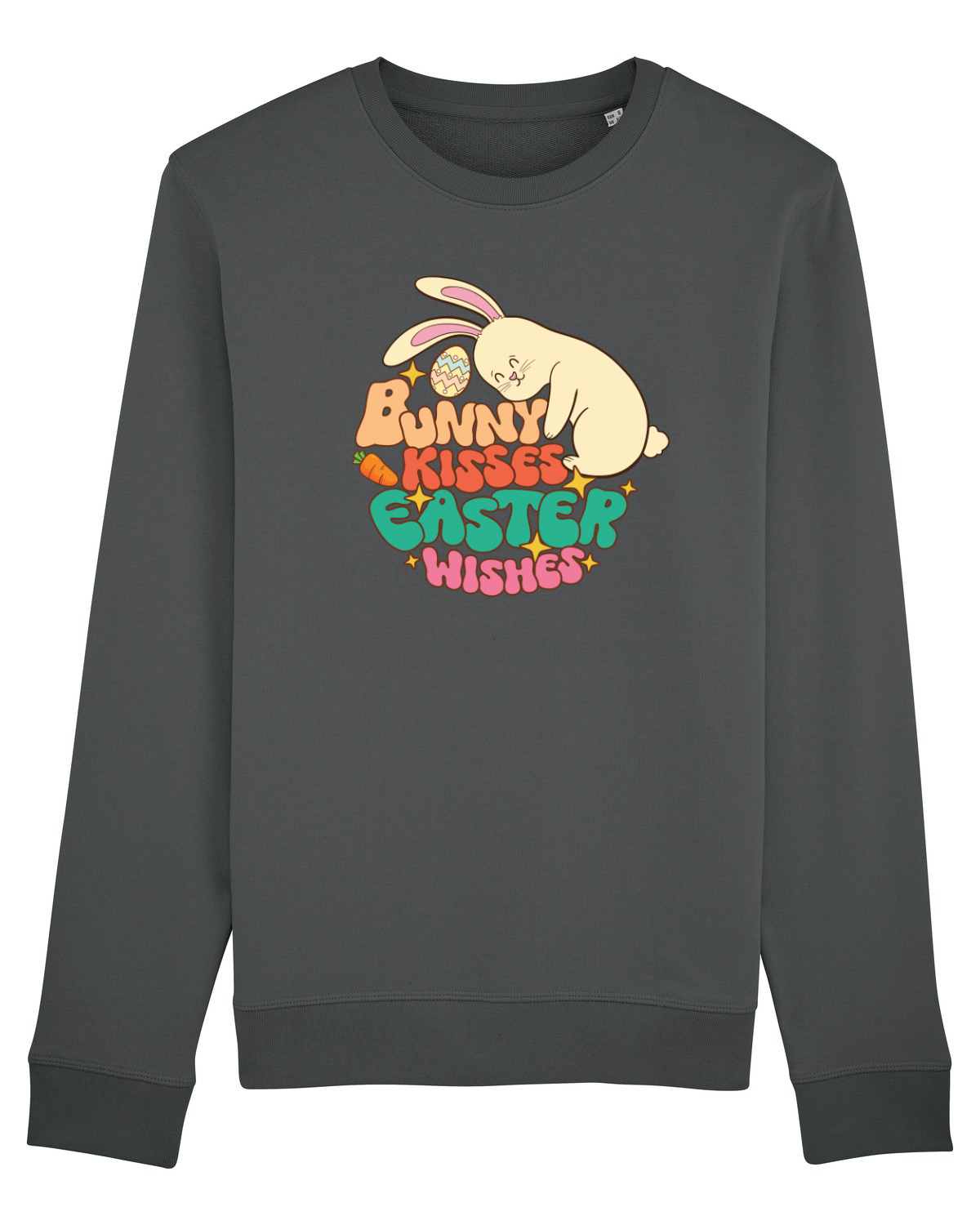 Bluză mânecă lungă Unisex Rise Anthracite
