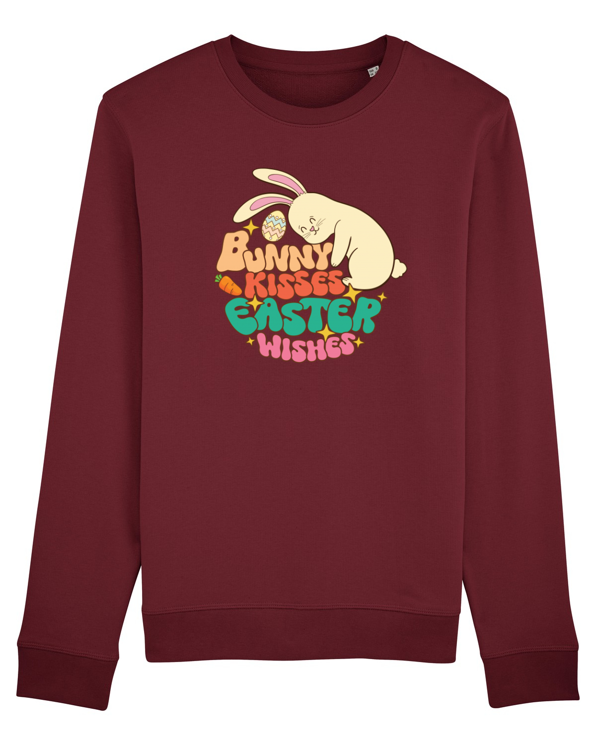 Bluză mânecă lungă Unisex Rise Burgundy