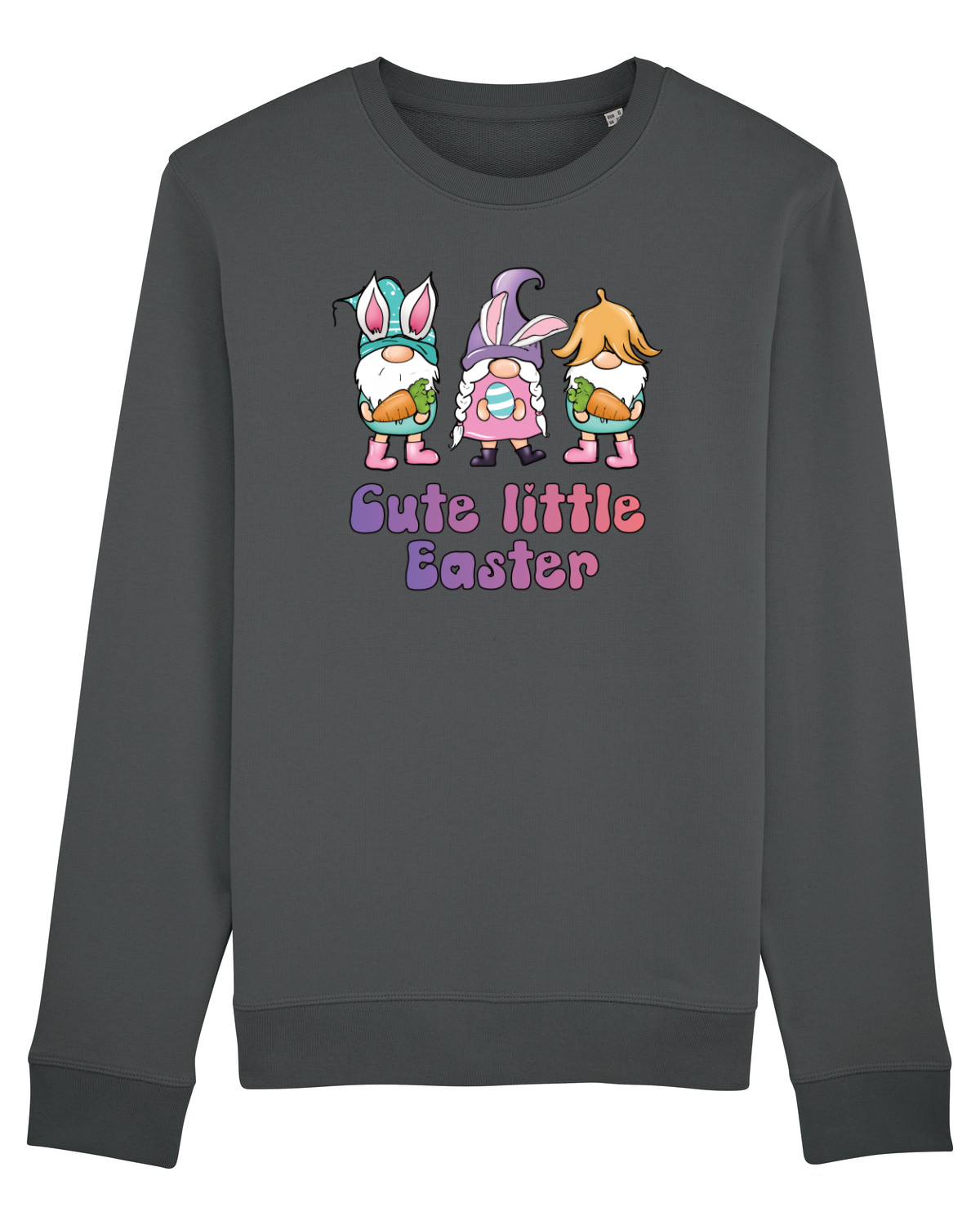 Bluză mânecă lungă Unisex Rise Anthracite