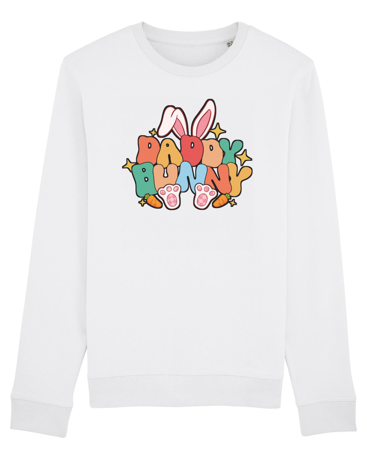 Bluză mânecă lungă Unisex Rise White