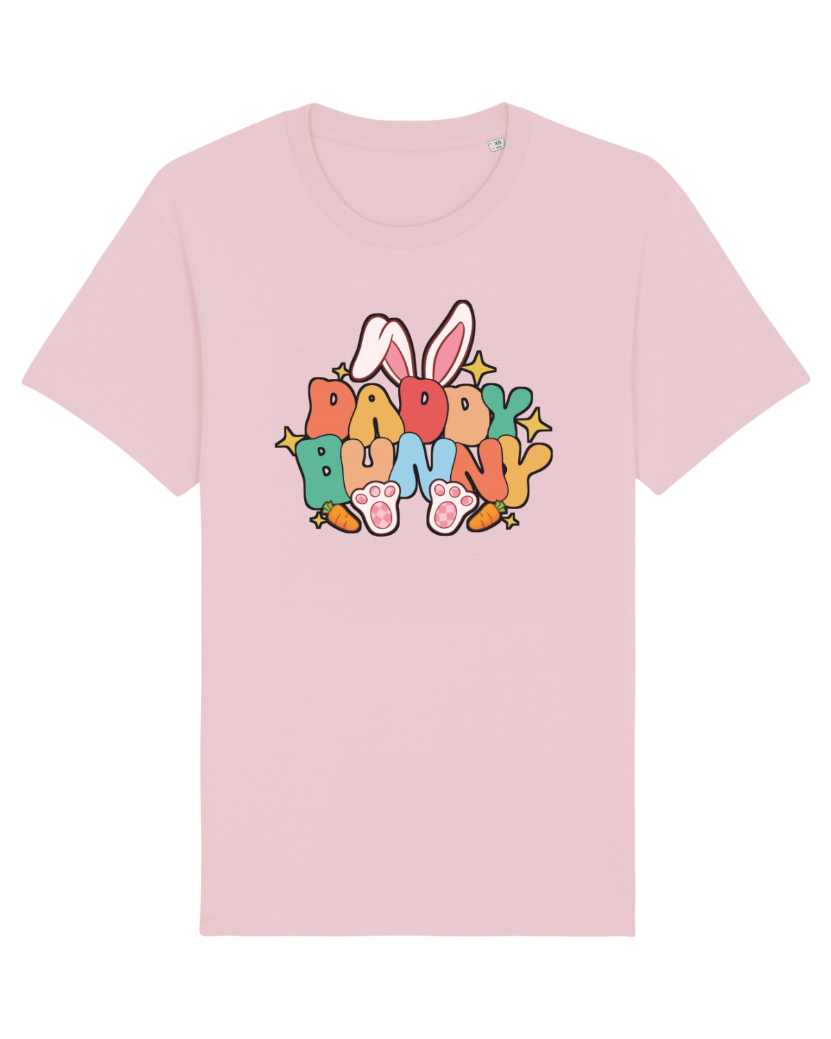Tricou mânecă scurtă Unisex Rocker Cotton Pink
