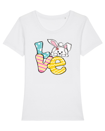 de Paște - Easter bunny love White