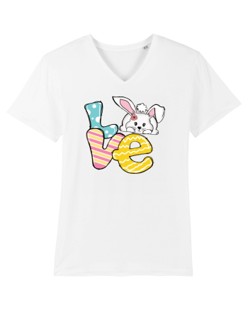 de Paște - Easter bunny love White