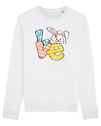 de Paște - Easter bunny love White