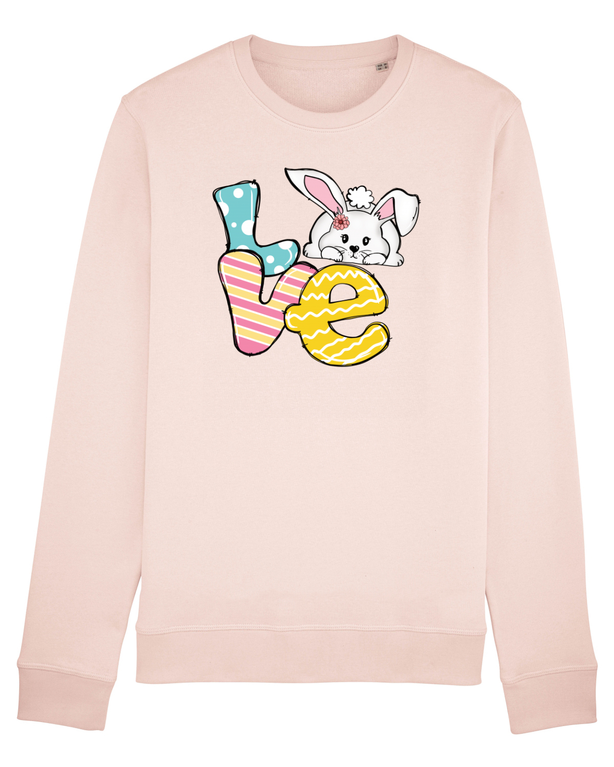Bluză mânecă lungă Unisex Rise Candy Pink