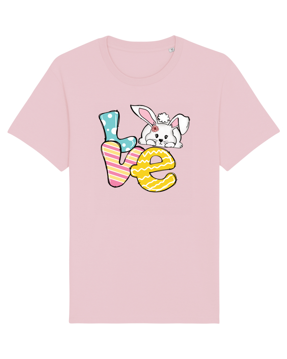 Tricou mânecă scurtă Unisex Rocker Cotton Pink
