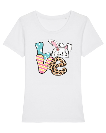 de Paște - Easter bunny love v2 White