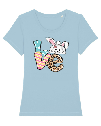 de Paște - Easter bunny love v2 Sky Blue