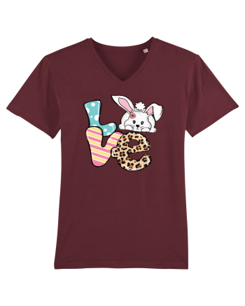 de Paște - Easter bunny love v2 Burgundy