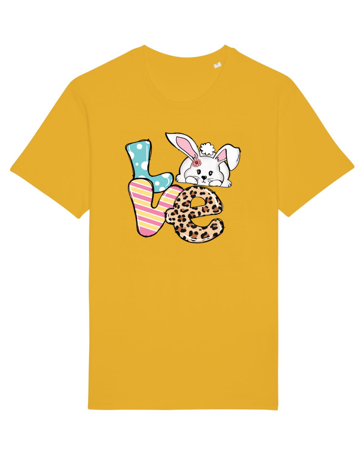 Tricou mânecă scurtă Unisex Rocker Spectra Yellow