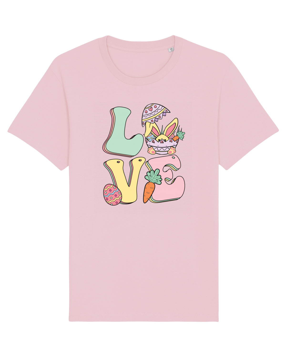 Tricou mânecă scurtă Unisex Rocker Cotton Pink