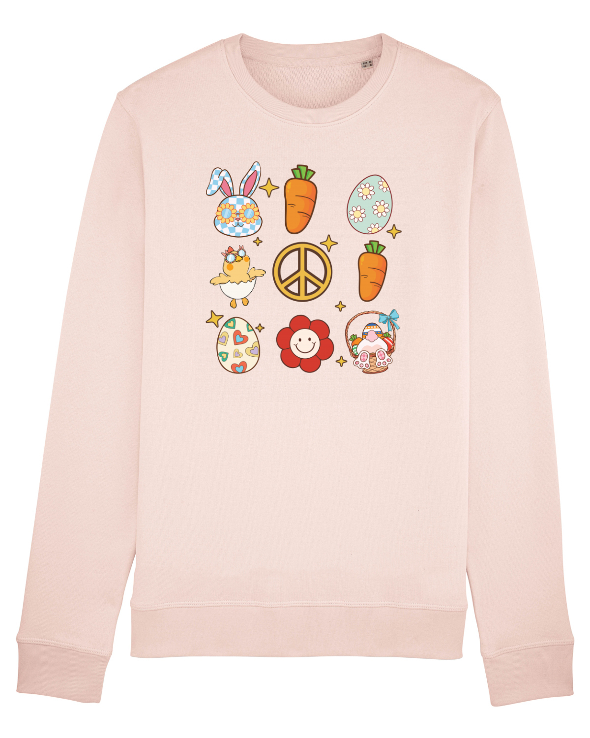 Bluză mânecă lungă Unisex Rise Candy Pink