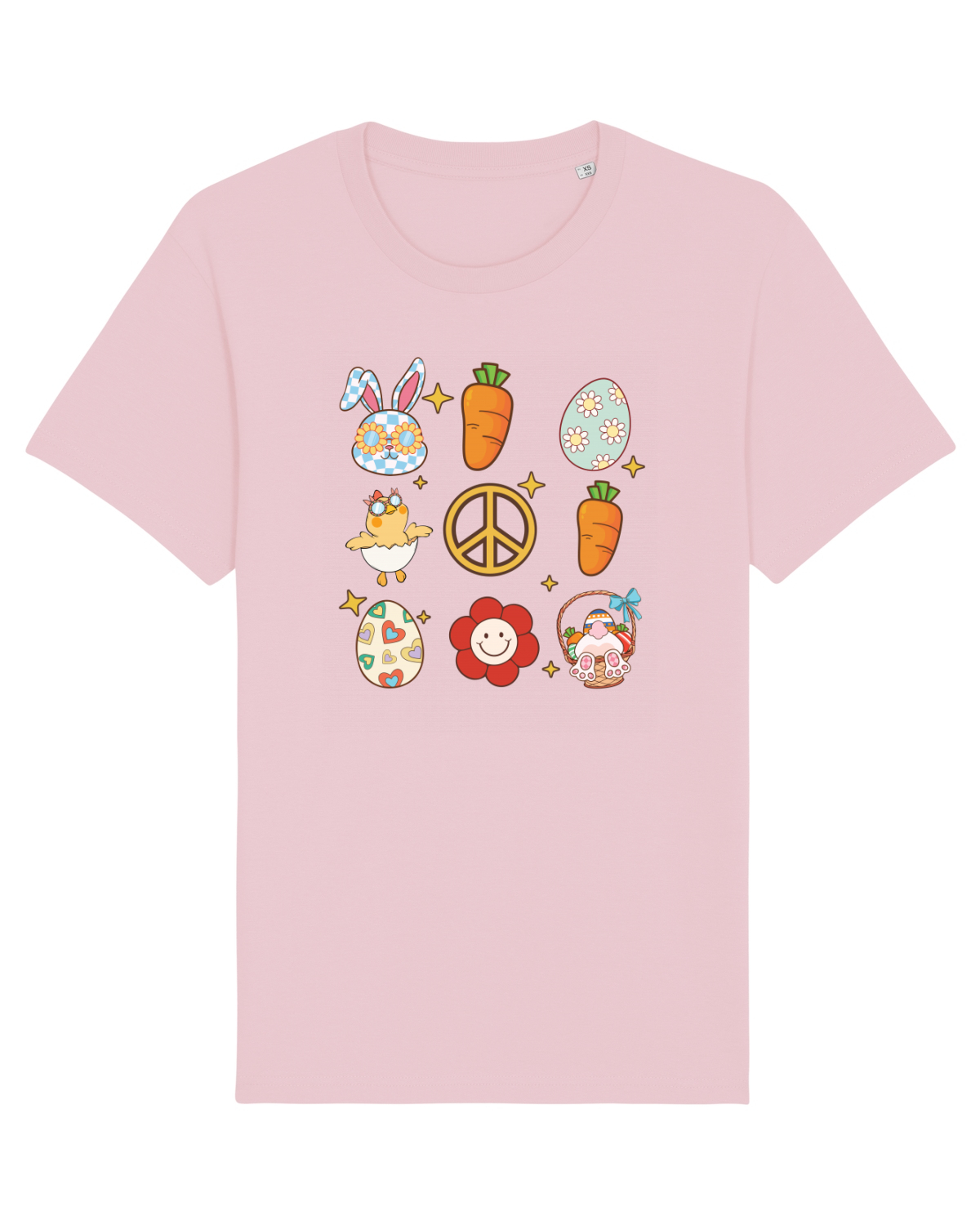 Tricou mânecă scurtă Unisex Rocker Cotton Pink