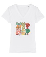 de Paște - Easter hip hop Tricou mânecă scurtă guler V Damă Evoker