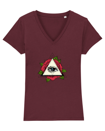 Rose Eye Burgundy