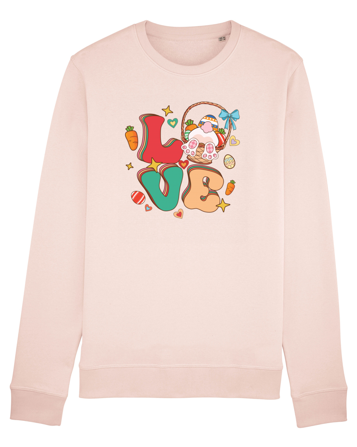 Bluză mânecă lungă Unisex Rise Candy Pink