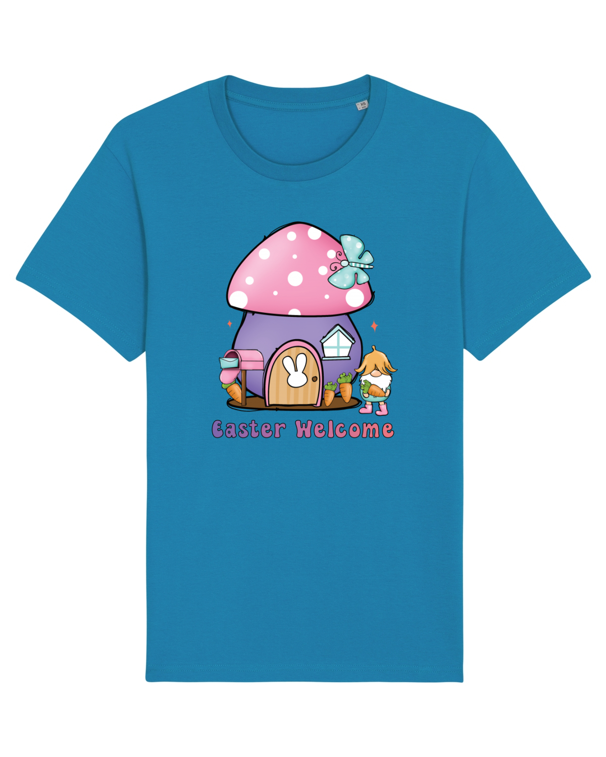 Tricou mânecă scurtă Unisex Rocker Azur