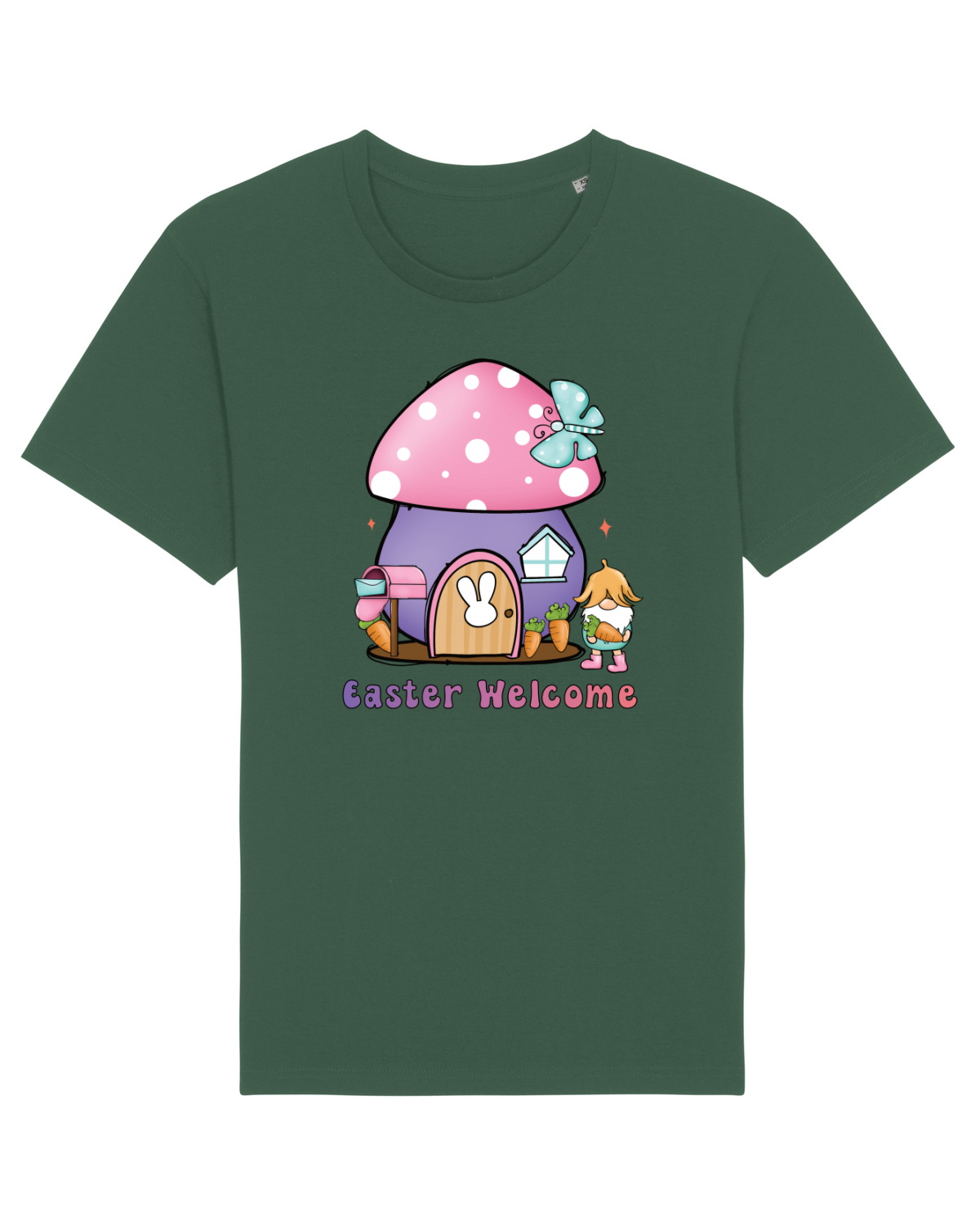 Tricou mânecă scurtă Unisex Rocker Bottle Green