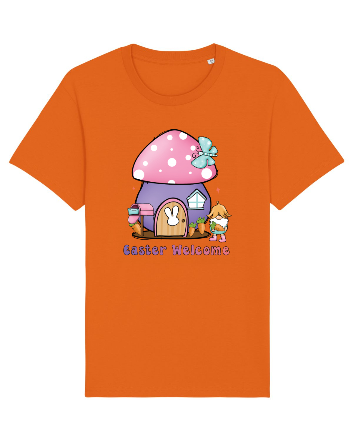 Tricou mânecă scurtă Unisex Rocker Bright Orange