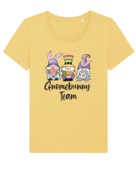 de Paște - Gnomebunny team Tricou mânecă scurtă guler larg fitted Damă Expresser
