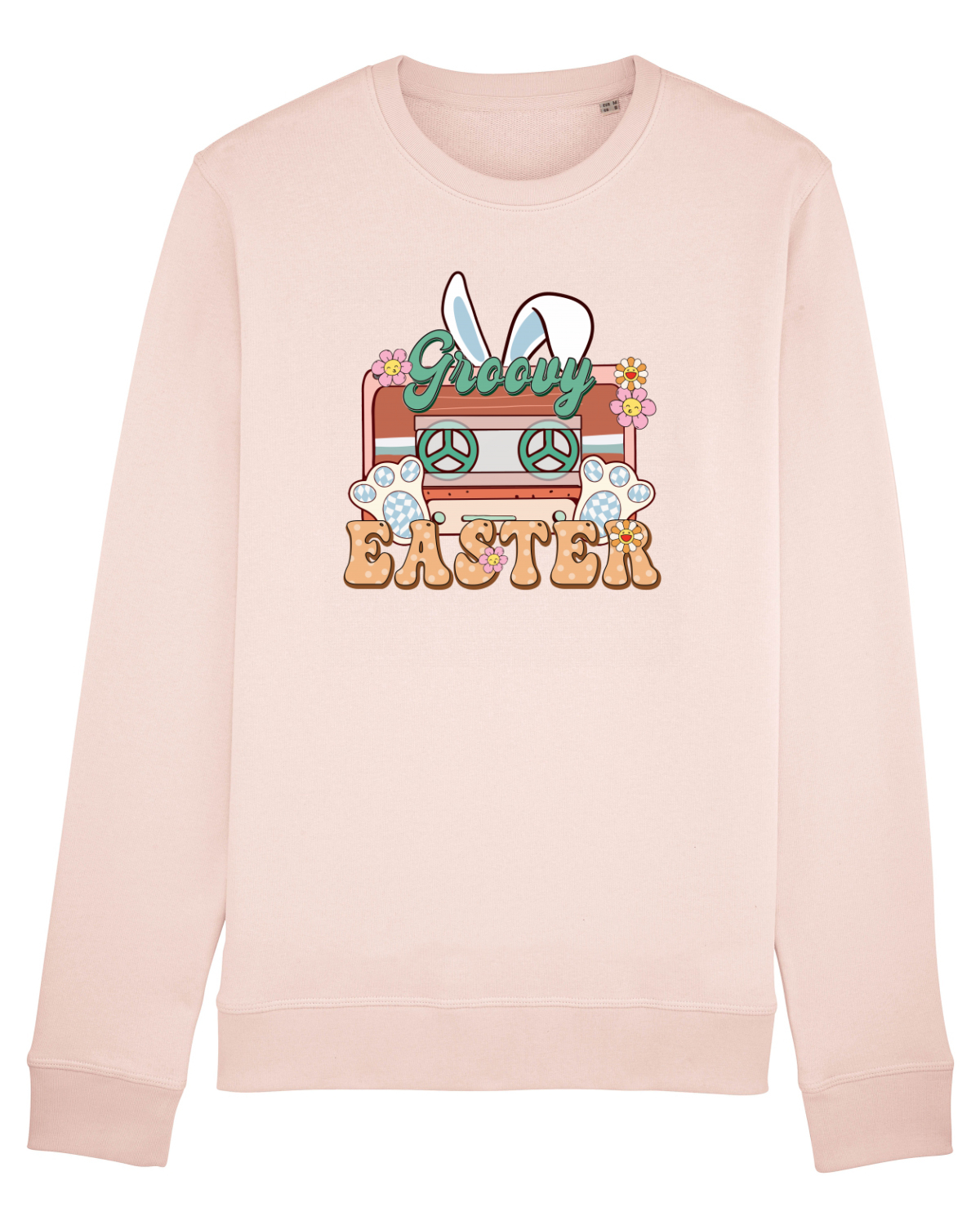 Bluză mânecă lungă Unisex Rise Candy Pink
