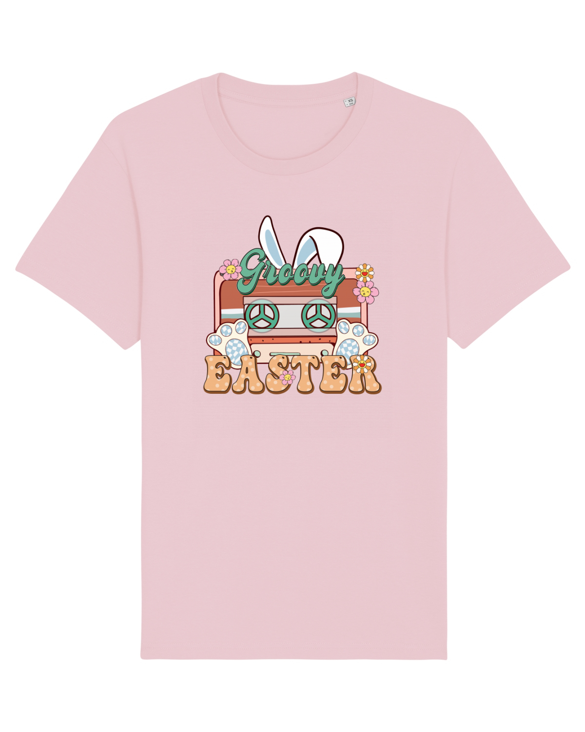 Tricou mânecă scurtă Unisex Rocker Cotton Pink