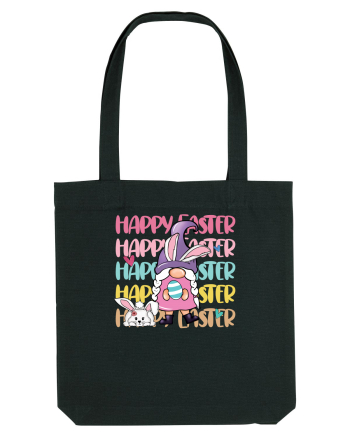 de Paște - Happy Easter bunny gnome Black