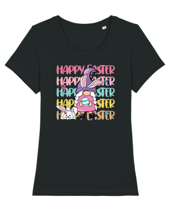 de Paște - Happy Easter bunny gnome Black