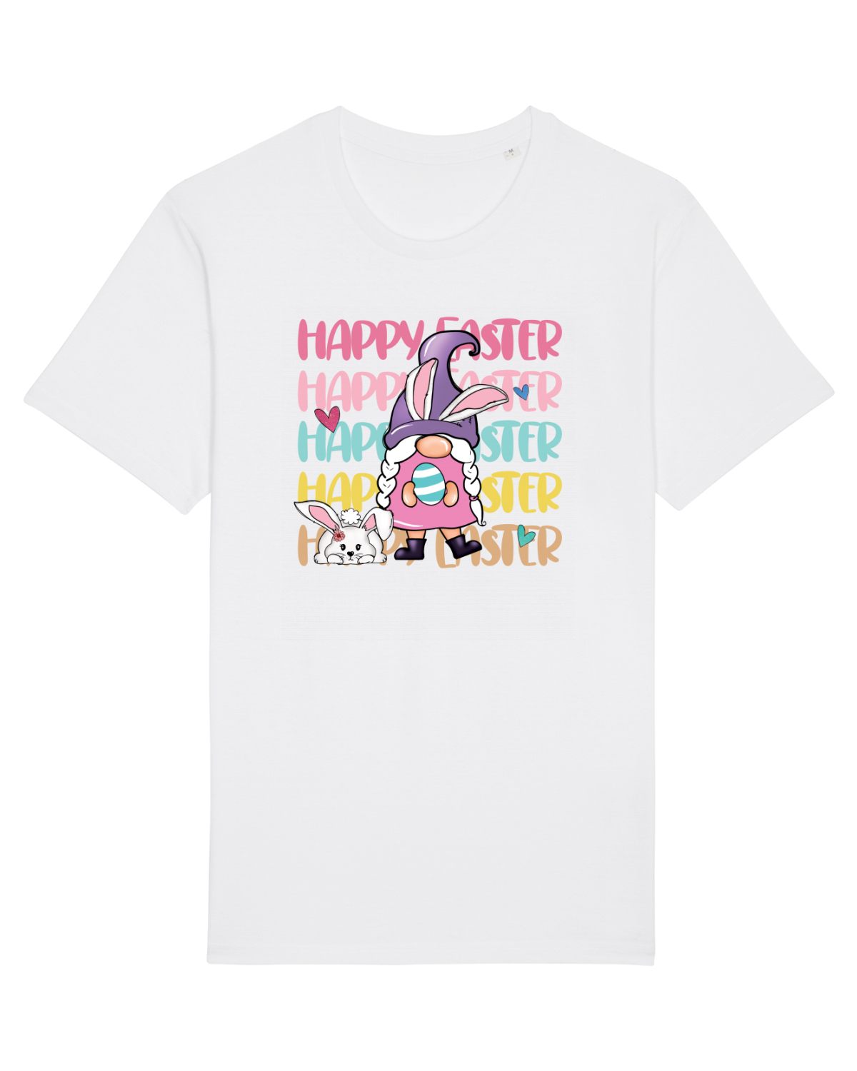 Tricou mânecă scurtă Unisex Rocker White