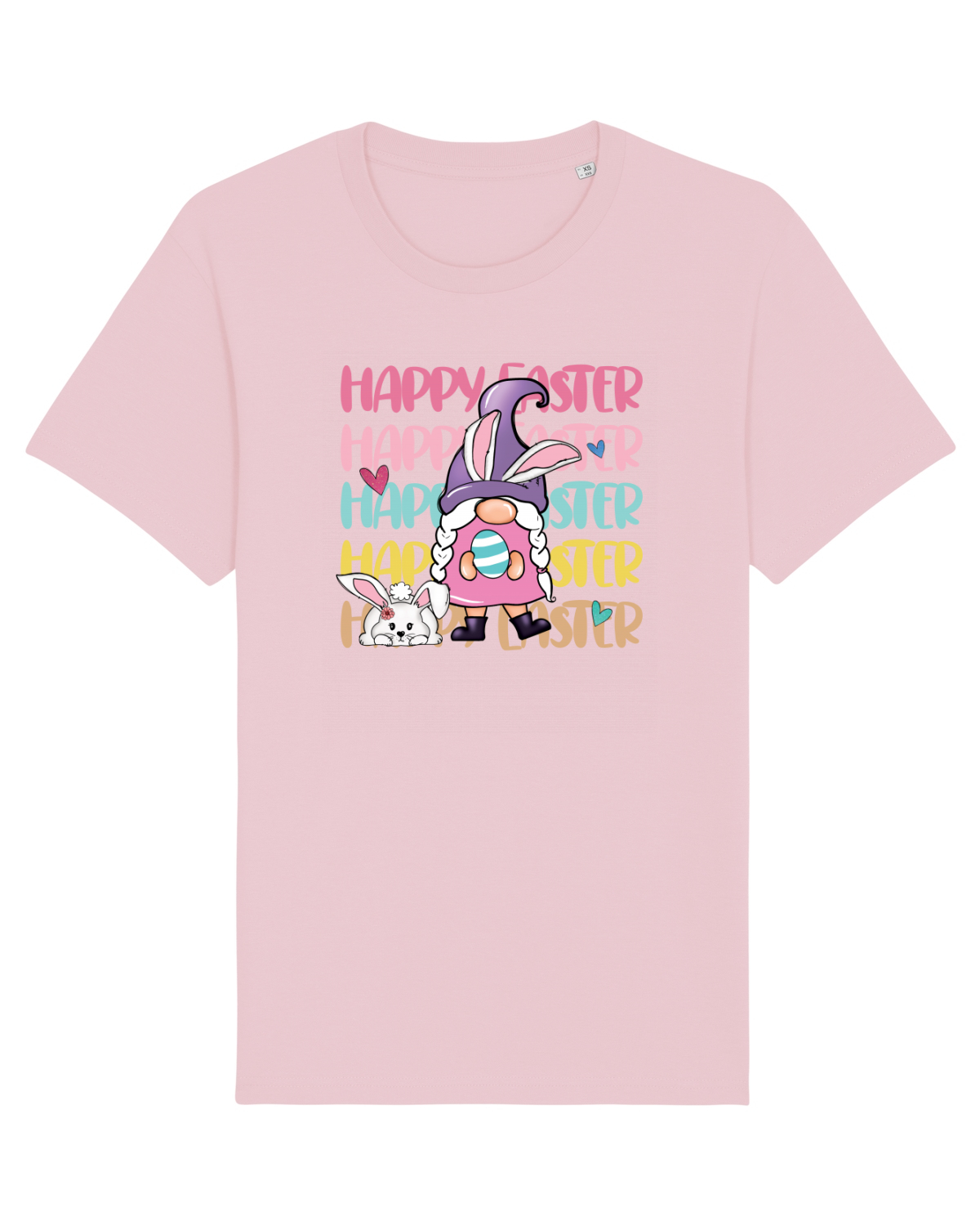 Tricou mânecă scurtă Unisex Rocker Cotton Pink