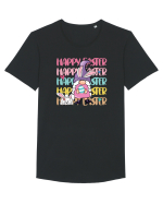de Paște - Happy Easter bunny gnome Tricou mânecă scurtă guler larg Bărbat Skater
