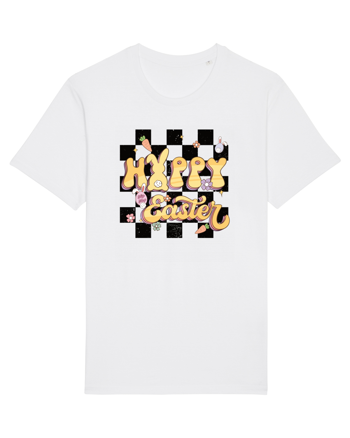 Tricou mânecă scurtă Unisex Rocker White