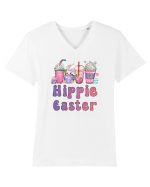 de Paște - Hippie Easter Tricou mânecă scurtă guler V Bărbat Presenter