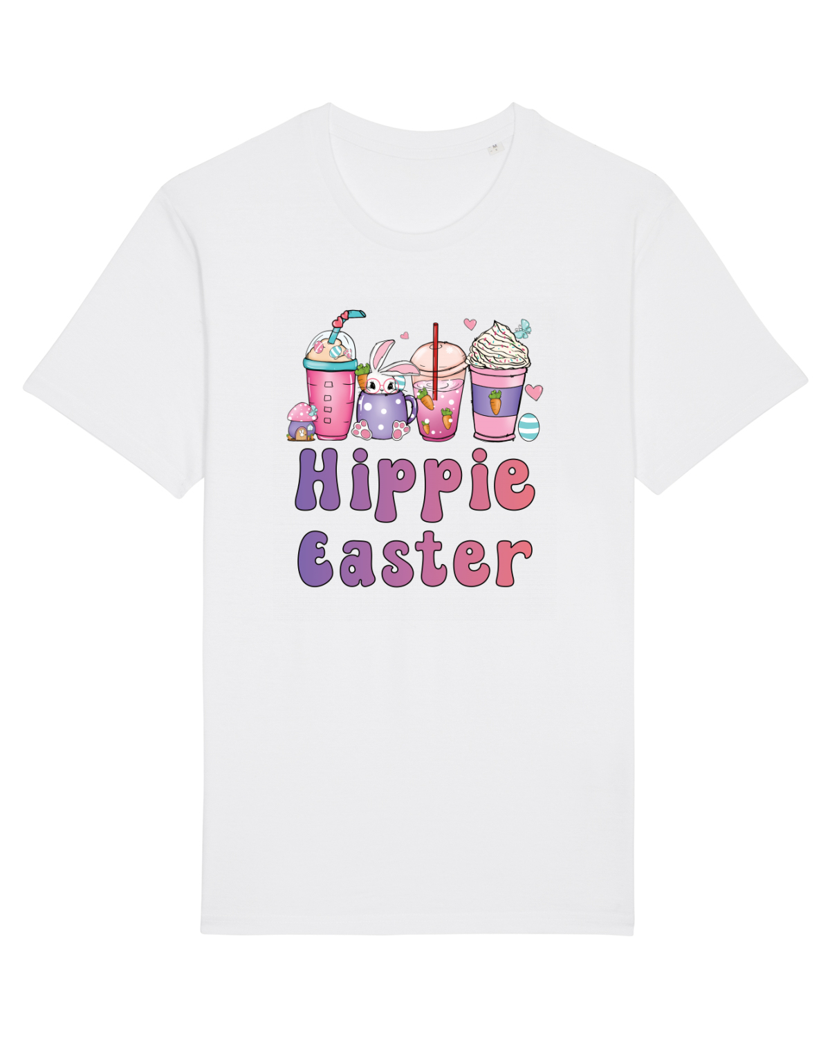 Tricou mânecă scurtă Unisex Rocker White