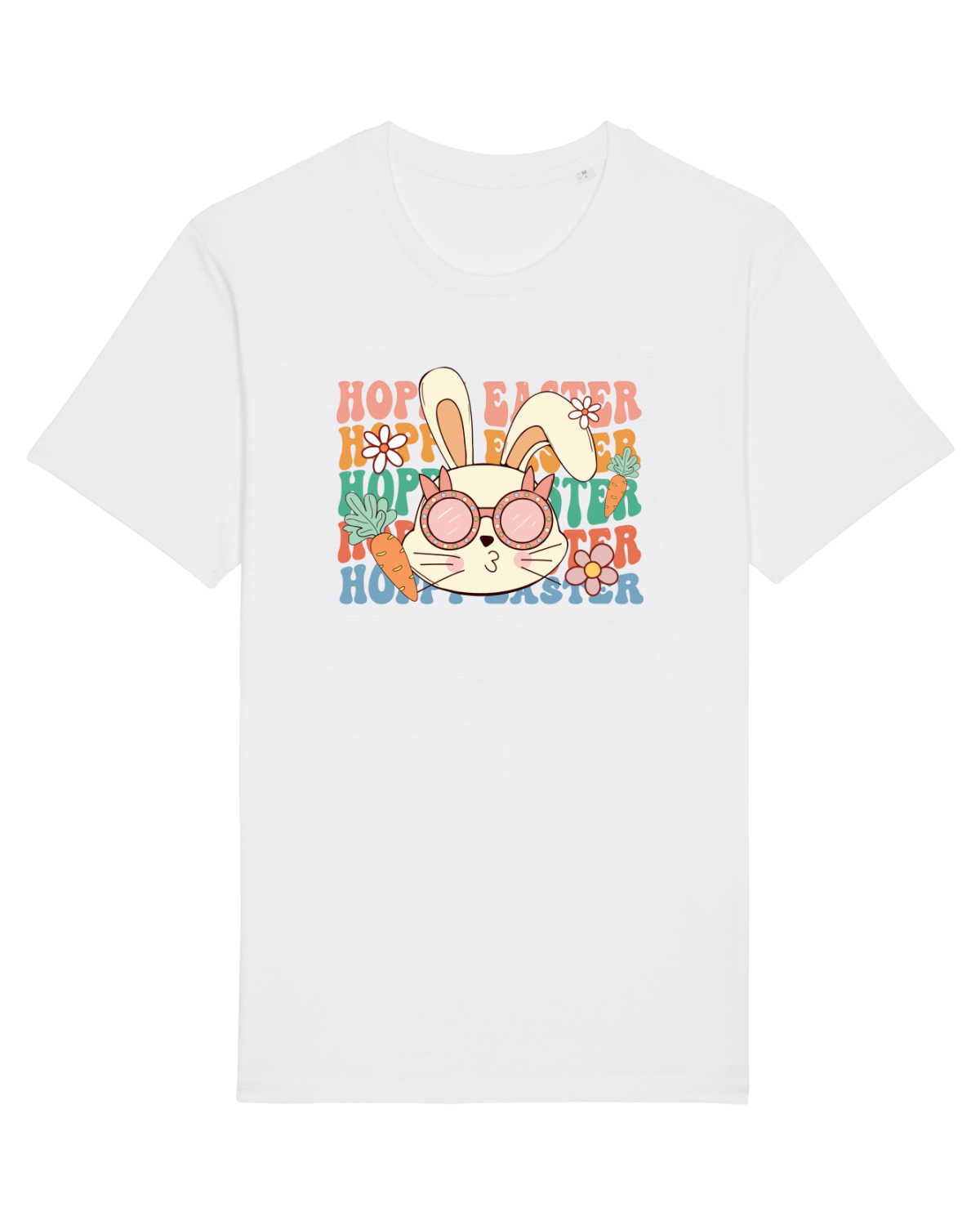 Tricou mânecă scurtă Unisex Rocker White