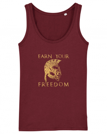 Freedom earn. Burgundy