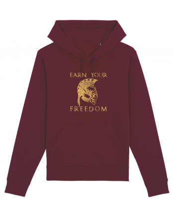 Freedom earn. Burgundy