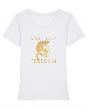 Freedom earn. White