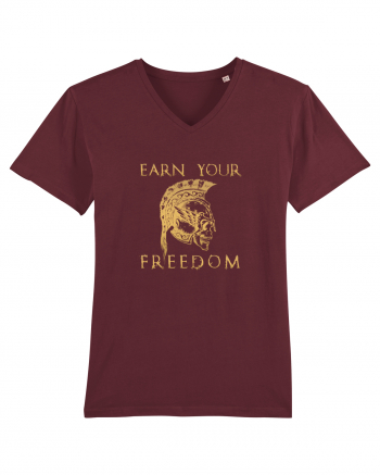 Freedom earn. Burgundy