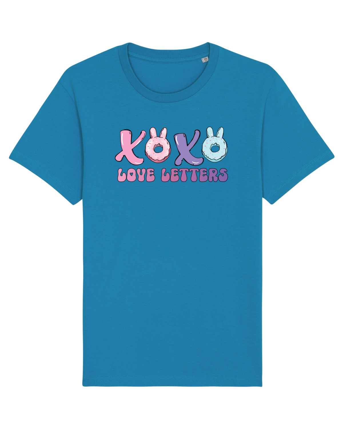 Tricou mânecă scurtă Unisex Rocker Azur