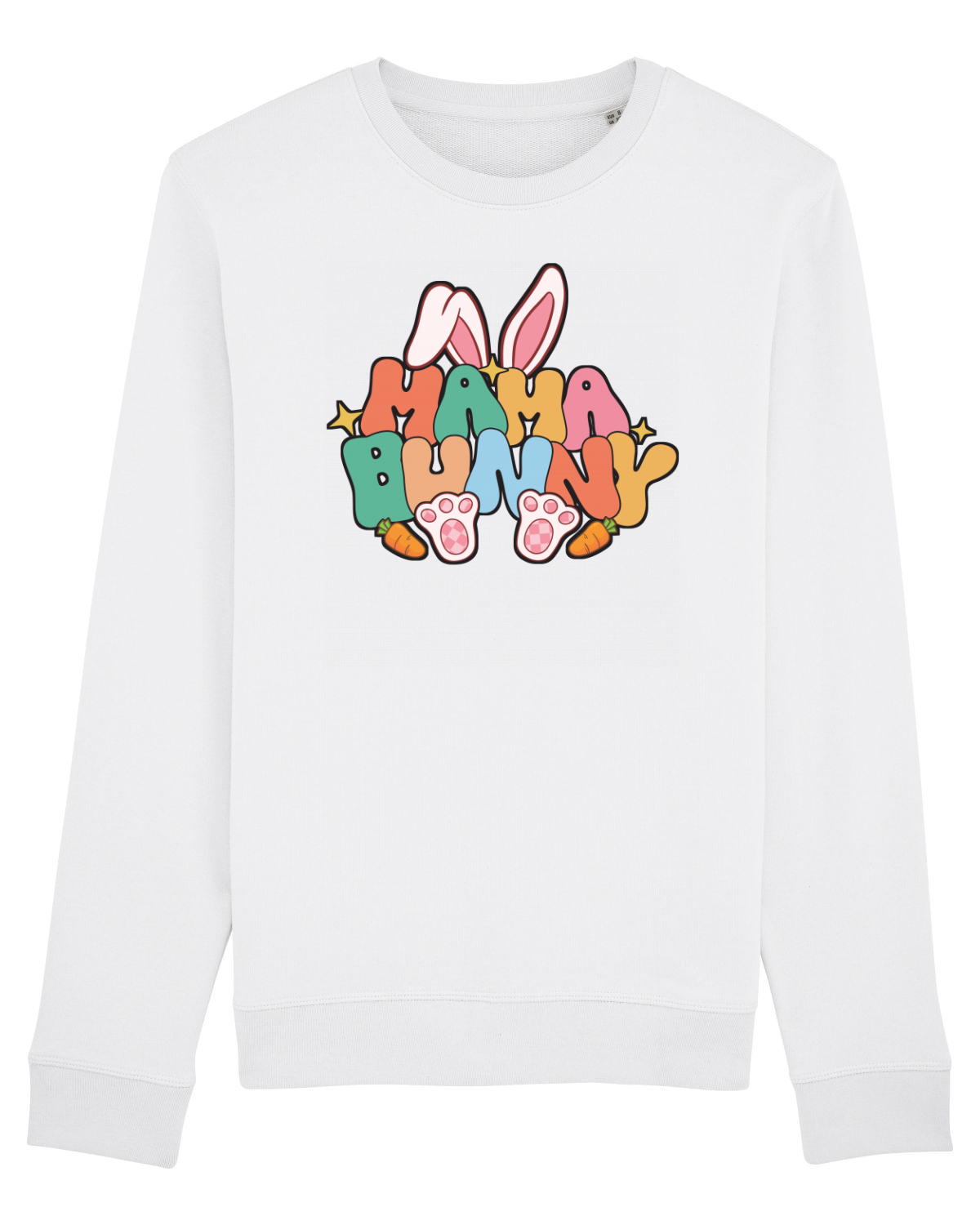 Bluză mânecă lungă Unisex Rise White